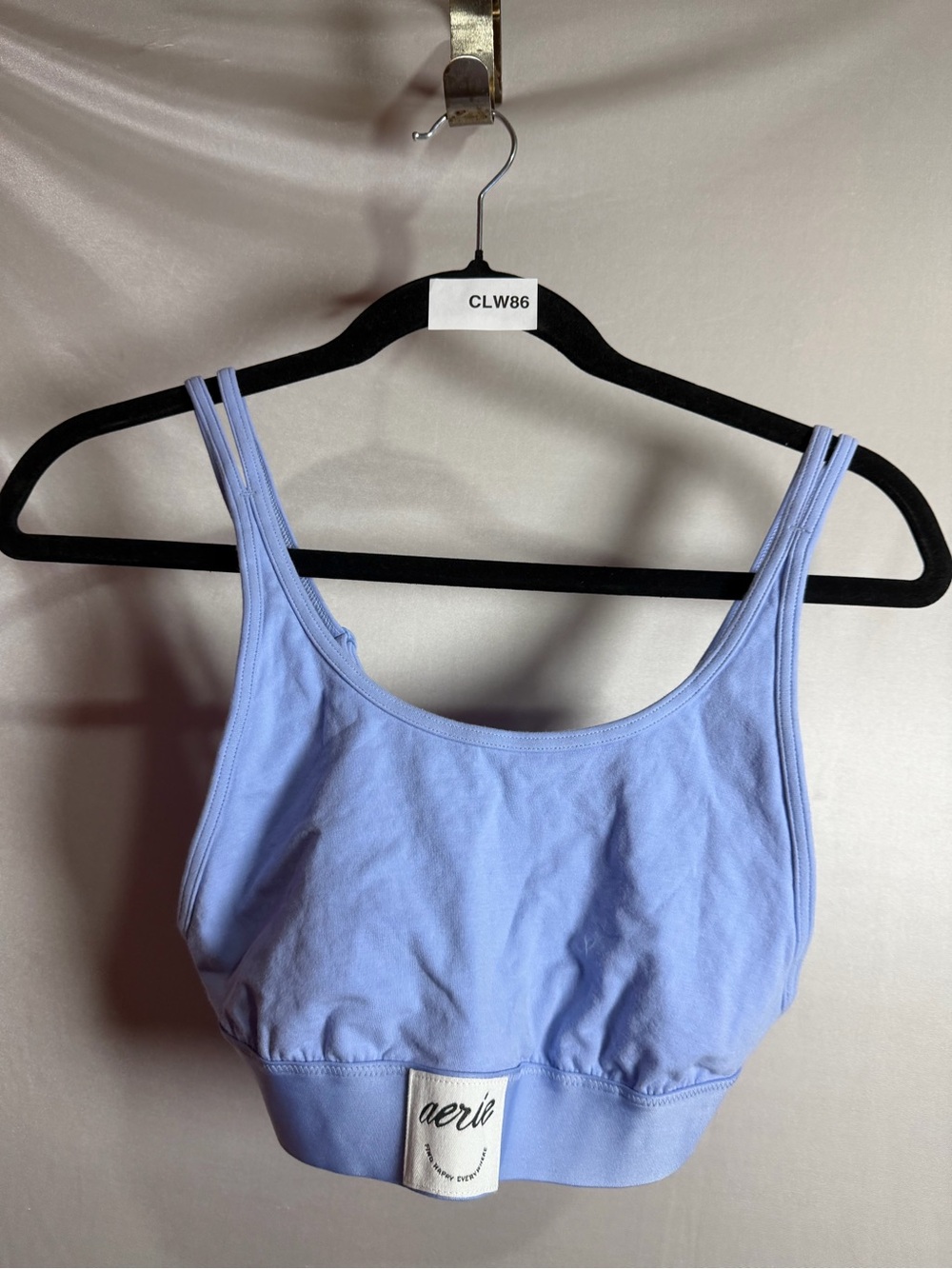 aerie Light Lavender Seamless Double-Strap Bralette